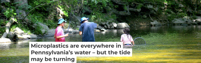Microplastics are settling into Pennsylvania’s rivers and marshes. Philippe Gerber/Moment Collection via Getty Images